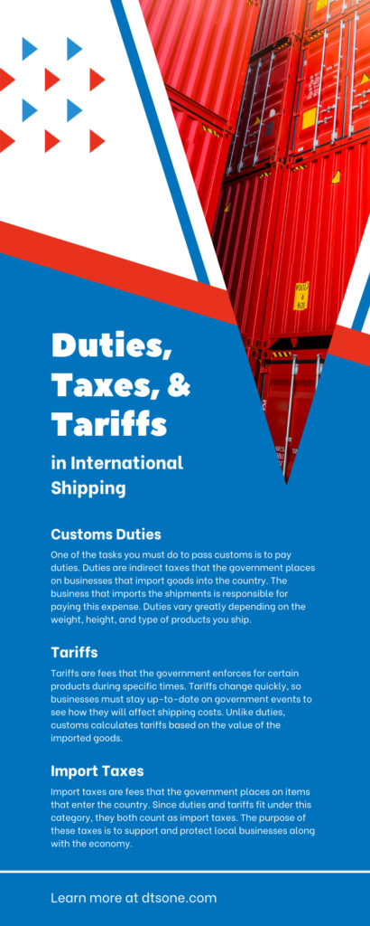 Duties, Taxes, & Tariffs in International Shipping