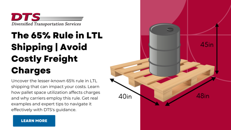 65% rule in LTL shipping